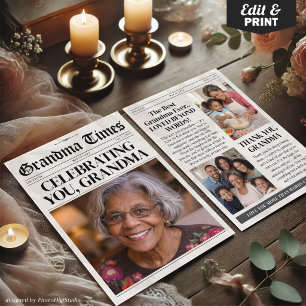 Festiva Tarjeta personalizada del Día de la Madre para la