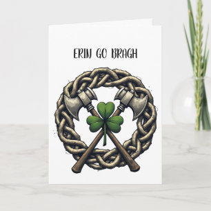 Festiva Tarjeta personalizada del día de San Patricio