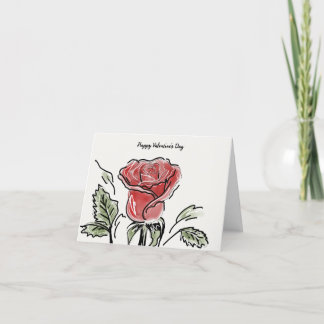 Festiva Tarjeta personalizada del Día de San Valentín