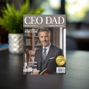 Festiva Tarjeta personalizada del Día del Padre para Papá