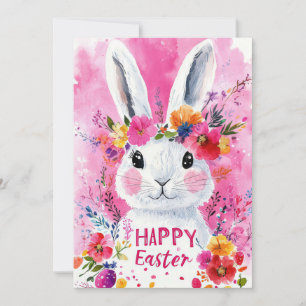 Festiva Tarjeta personalizado de Pascua con huevos de Pasc