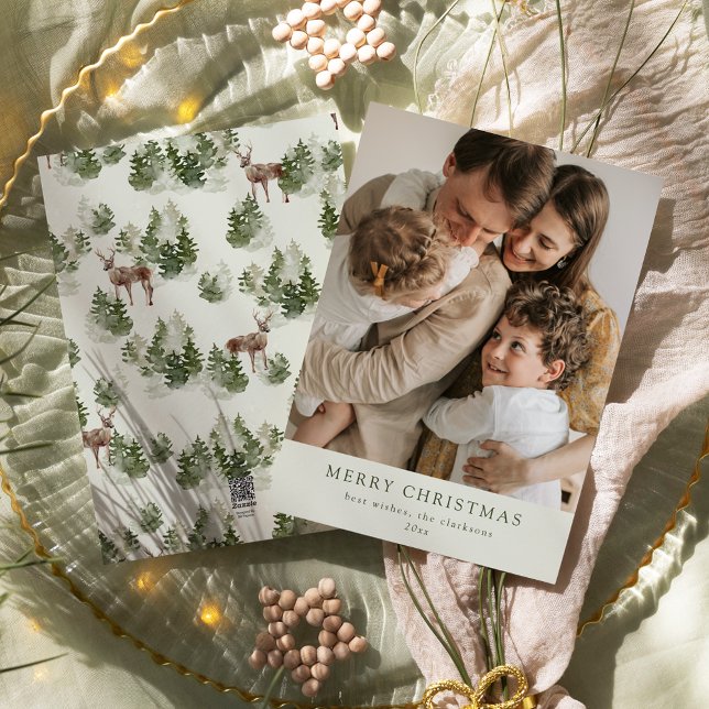 Festiva Tarjeta Personalizado de vacaciones familiar moder (Subido por el creador)