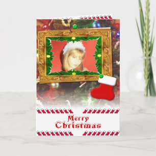 Festiva Tarjeta PhotoFrame para navidades