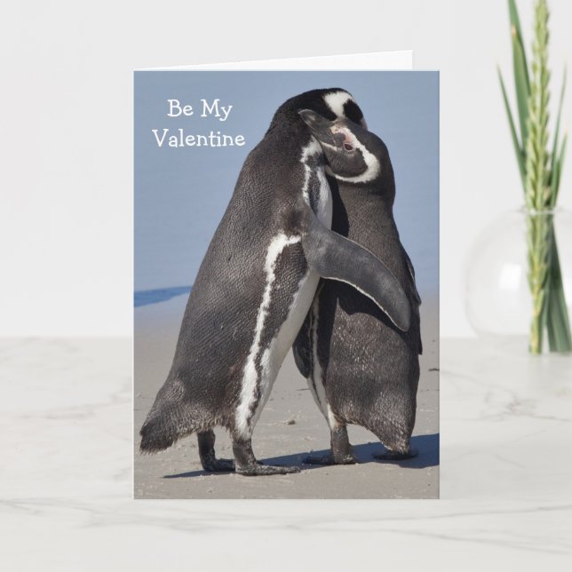 Festiva Tarjeta Pingo Hugs - Valentine (Anverso)