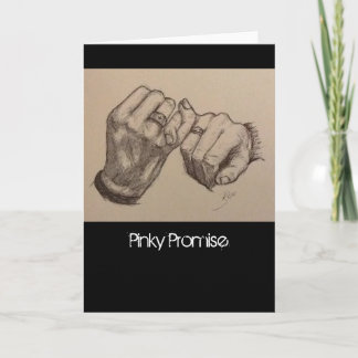 Festiva Tarjeta Pinky Promise