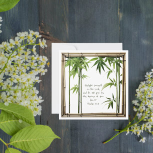 Festiva Tarjeta plana Bambú Bibe Verse Personalizable