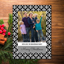 Tarjeta plana de fotos para fiestas de diamantes d