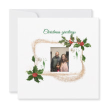 Tarjeta plana de vacaciones