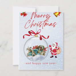 Festiva Tarjeta plana de vacaciones