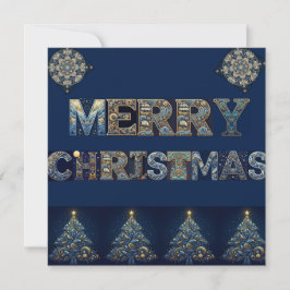 Festiva Tarjeta plana de vacaciones