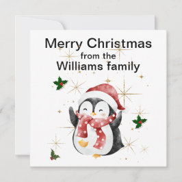 Festiva Tarjeta plana de vacaciones