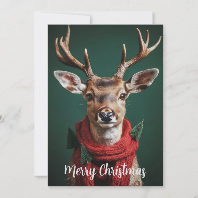 Festiva Tarjeta plana de vacaciones (Anverso)