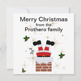 Festiva Tarjeta plana de vacaciones