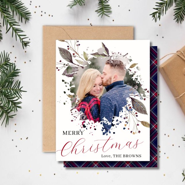 Festiva Tarjeta plana de vacaciones de foto de cuadros de  (Subido por el creador)