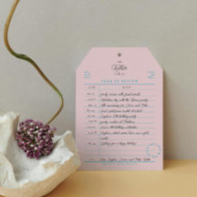 Tarjeta plana de vacaciones de revisión anual de t