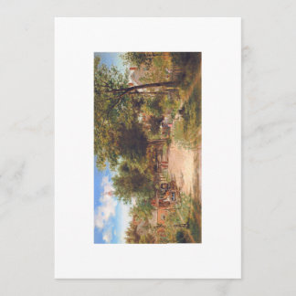 Festiva Tarjeta plana de vacaciones o agradecimiento