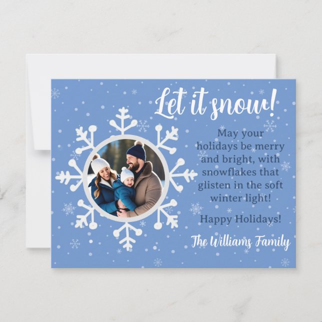 Festiva Tarjeta plana de vacaciones para los deseos de los (Anverso)