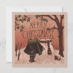 Festiva Tarjeta plana de vacaciones, Tamaño: 10.8 cm x 14