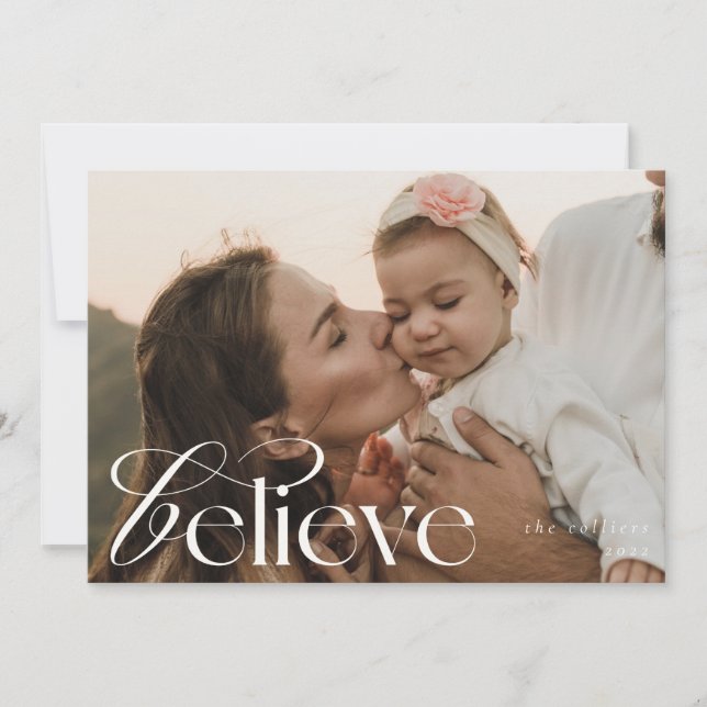 Festiva Tarjeta plana de vacaciones, tamaño: 4,25" x 5,5", (Anverso)