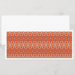 Festiva Tarjeta plana GINGERBREAD 4x9.25 / horizontal