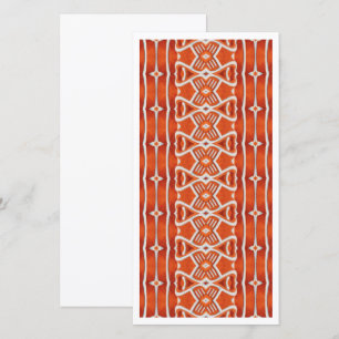 Festiva Tarjeta plana GINGERBREAD 8x4 / vertical