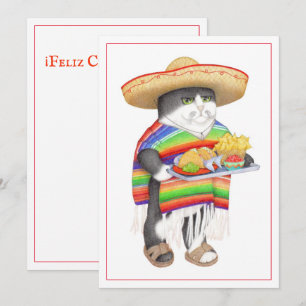 Festiva Tarjeta plana WENDELITO Cinco de Mayo 5x7