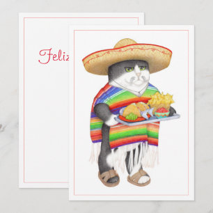 Festiva Tarjeta plana WENDELITO para Navidades españoles 5