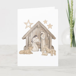 Festiva Tarjeta plegable de la Natividad