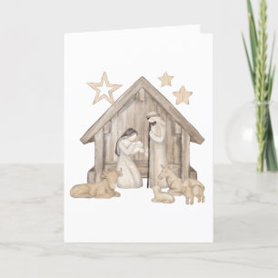Festiva Tarjeta plegable de la Natividad