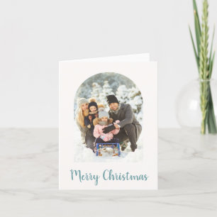 Festiva Tarjeta plegada de Personalizado fotográfico con f