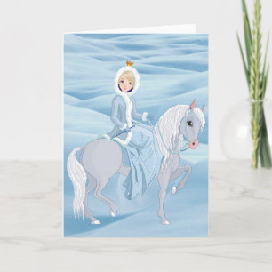Festiva Tarjeta Princess de navidades
