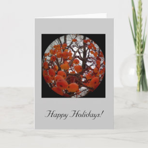 Festiva Tarjeta redonda 1 del invierno de Abigail