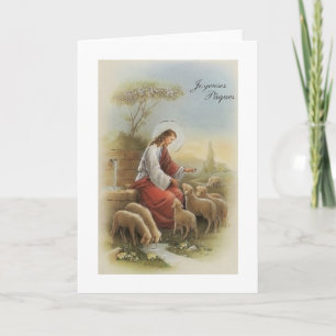 Festiva Tarjeta religiosa retra de Joyeuses Pâque pascua