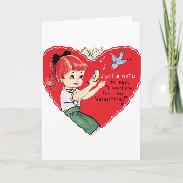 Festiva Tarjeta retra del día de fiesta de la tarjeta del (Anverso)