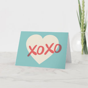 Festiva Tarjeta retra del el día de San Valentín del