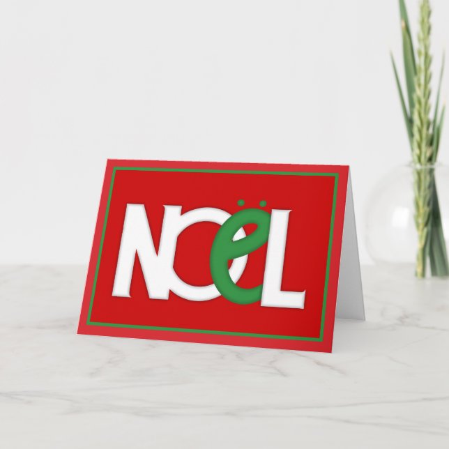 Festiva Tarjeta roja NOEL (Anverso)