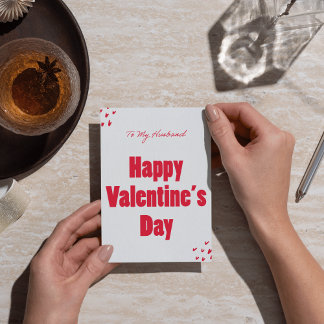 Festiva Tarjeta romántica del Día de San Valentín para esp
