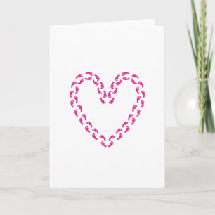 Festiva Tarjeta rosa de 50 pies de amor