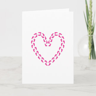 Festiva Tarjeta rosa de 50 pies de amor
