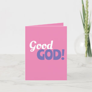 Festiva Tarjeta rosa de Dios Santo