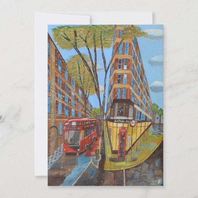 Festiva Tarjeta Rosebery de Londres (Anverso)