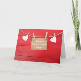 Festiva Tarjeta Rustic Romance Valentines