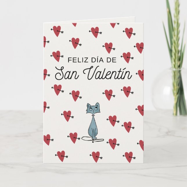 Festiva Tarjeta San Valentín (Anverso)