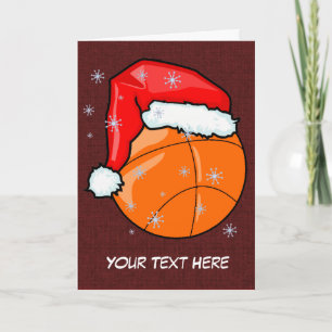 Festiva Tarjeta - Santa Basketball
