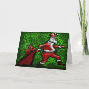 Festiva Tarjeta Santa Claus