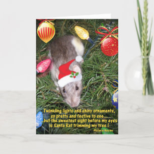 Festiva Tarjeta Santa Rat