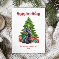 Tarjeta Scottish Terrier Happy Howlidays