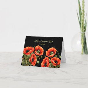 Festiva Tarjeta Sencilla y Elegante de Acuarela Floral en 