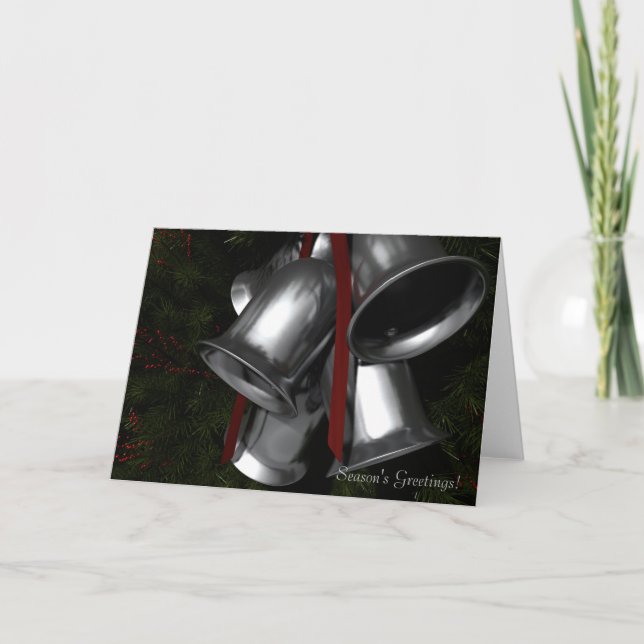 Festiva Tarjeta "Silver Bells" (Anverso)