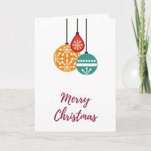 Festiva Tarjeta simple de Navidades en baudible
